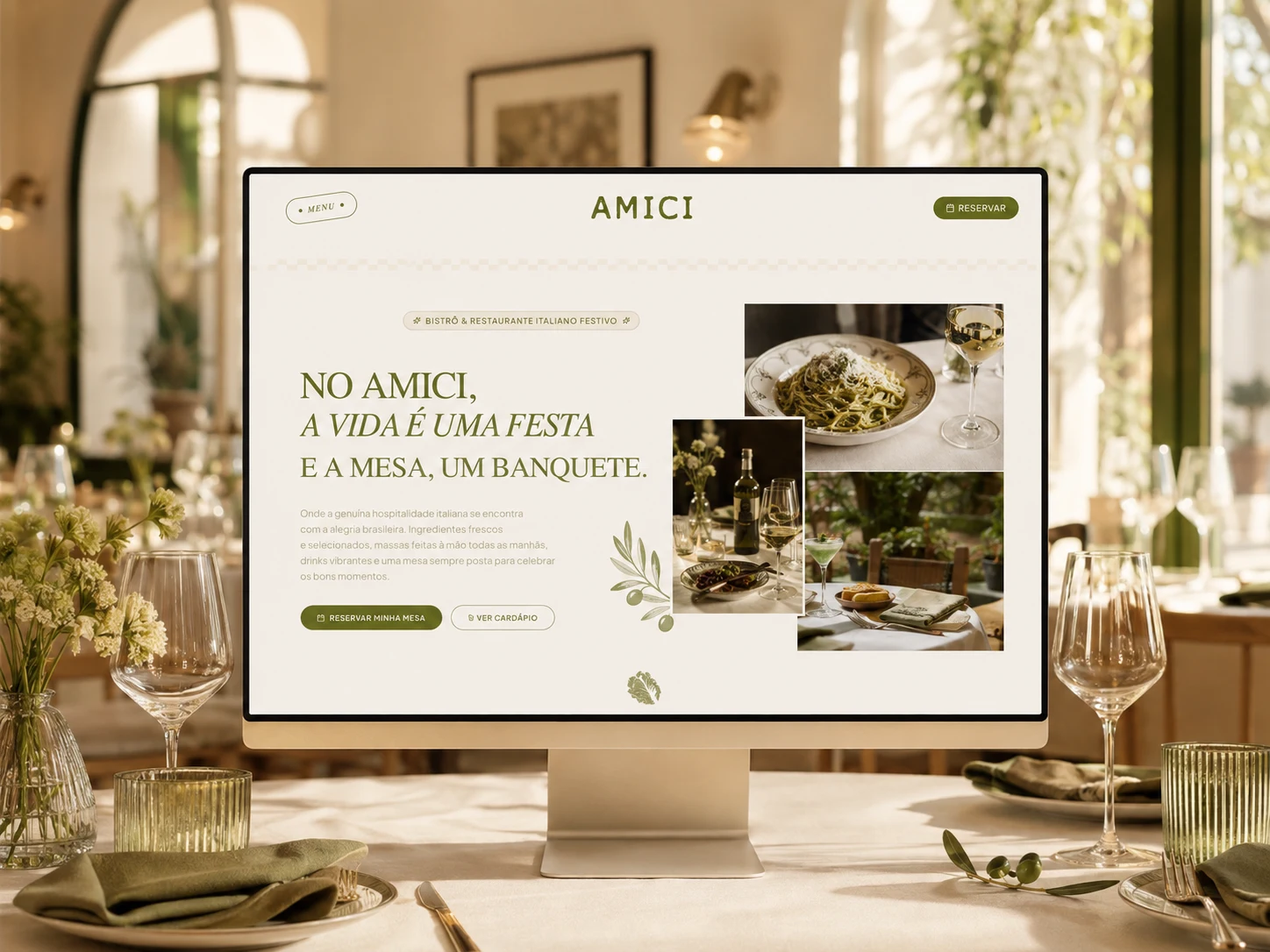 Interface de aplicativo e sistema web